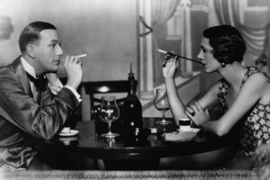 Noel Coward and Gertrude Lawrence in "Private Lives"