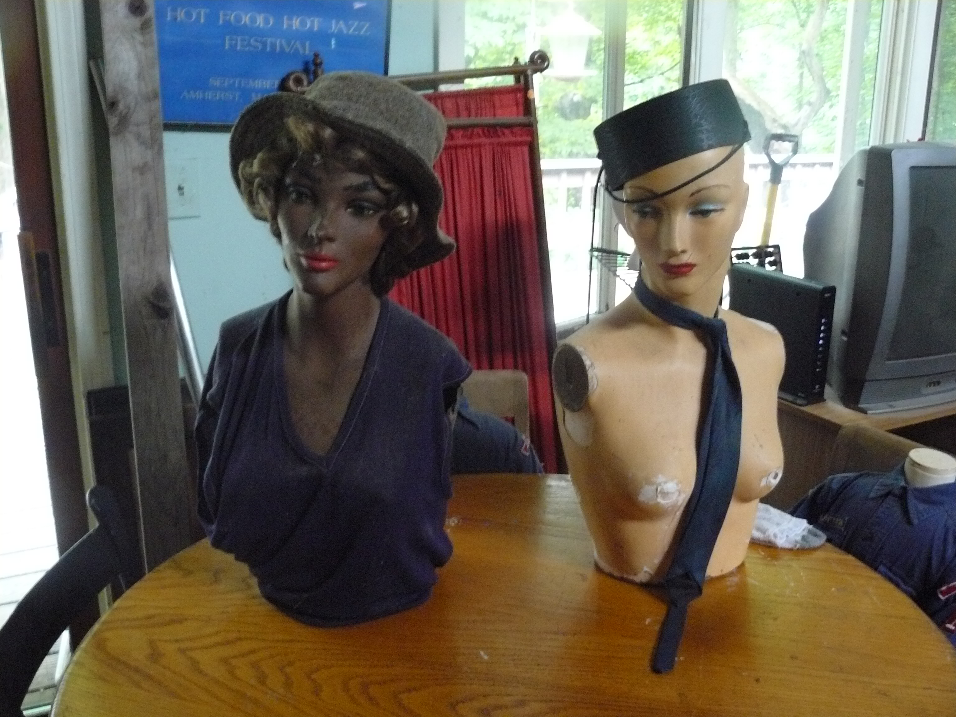 Mannequins from the estate of Bob Hay