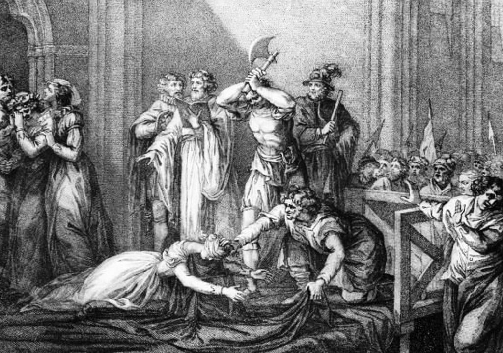 The execution of Mary, Queen of Scots